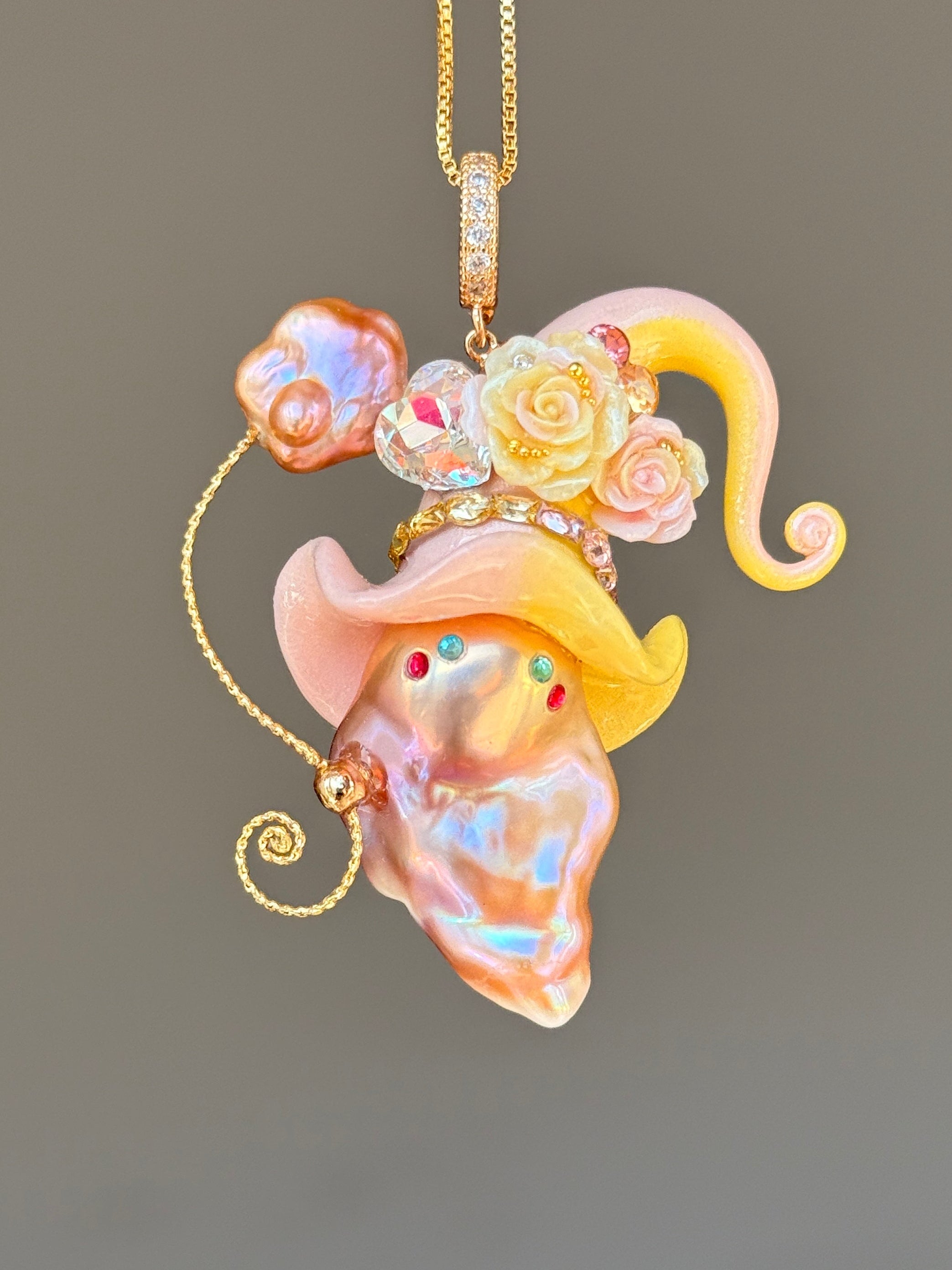 Sorbet Glow Sprite Baroque Pearl Necklace SKU1130P1501