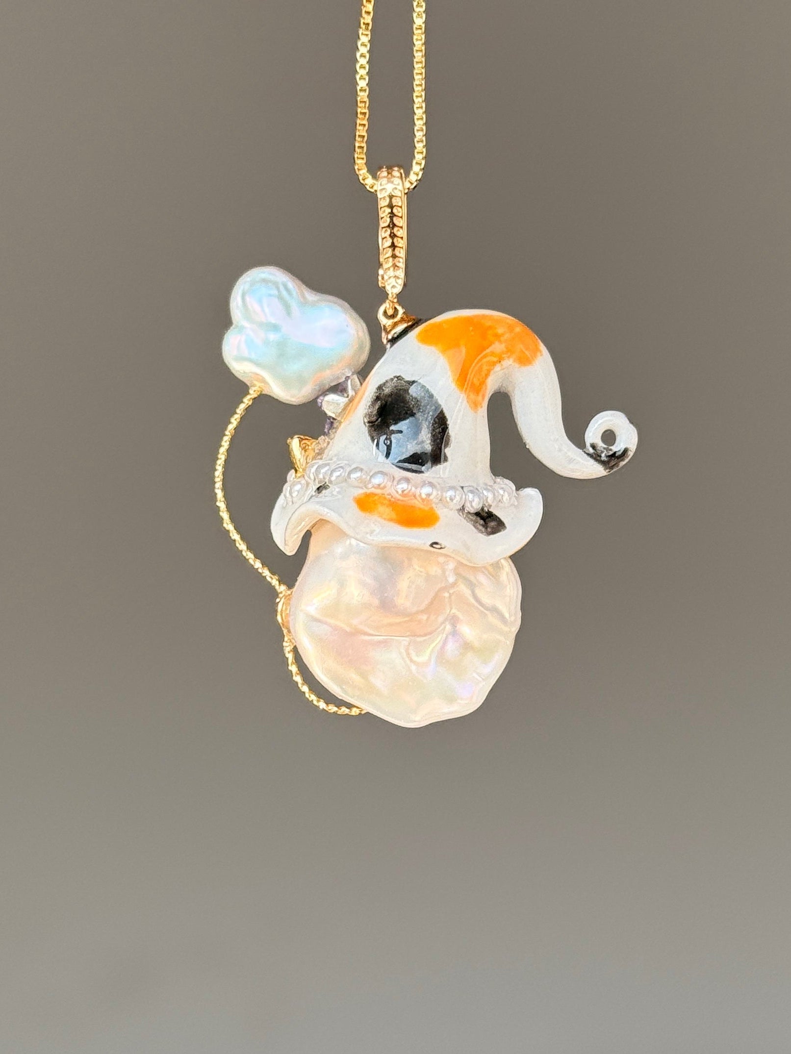 Calico Whimsy Baroque Pearl Necklace SKU1094