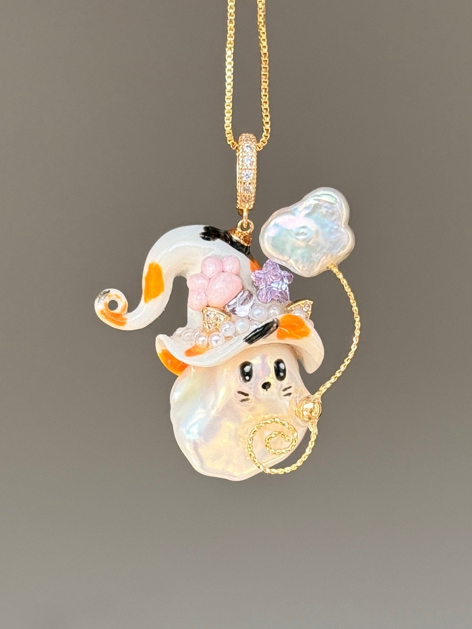 Calico Whimsy Baroque Pearl Necklace SKU1094