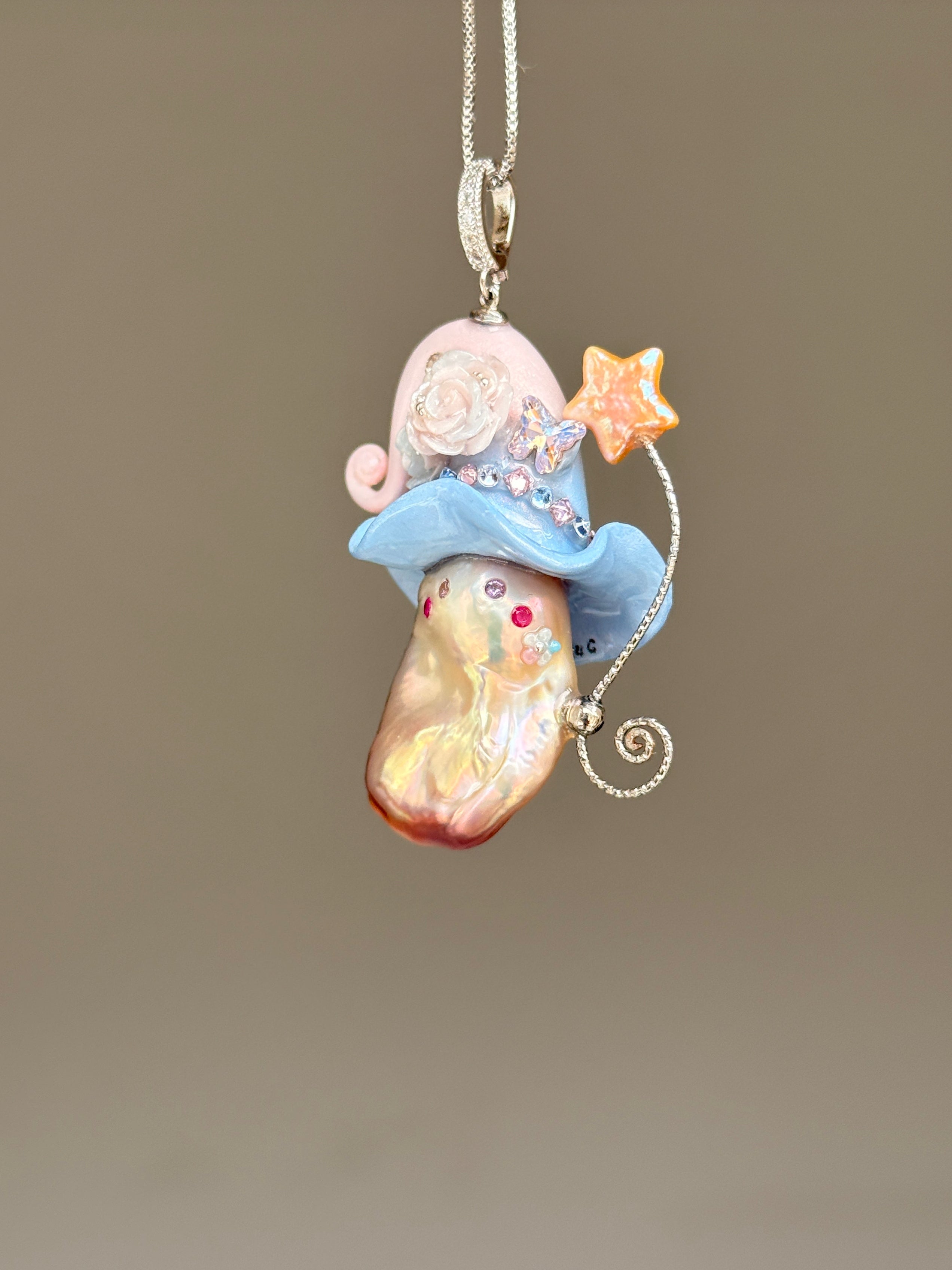 Pastel Sky Daydream Baroque Pearl Necklace SKU1093P984