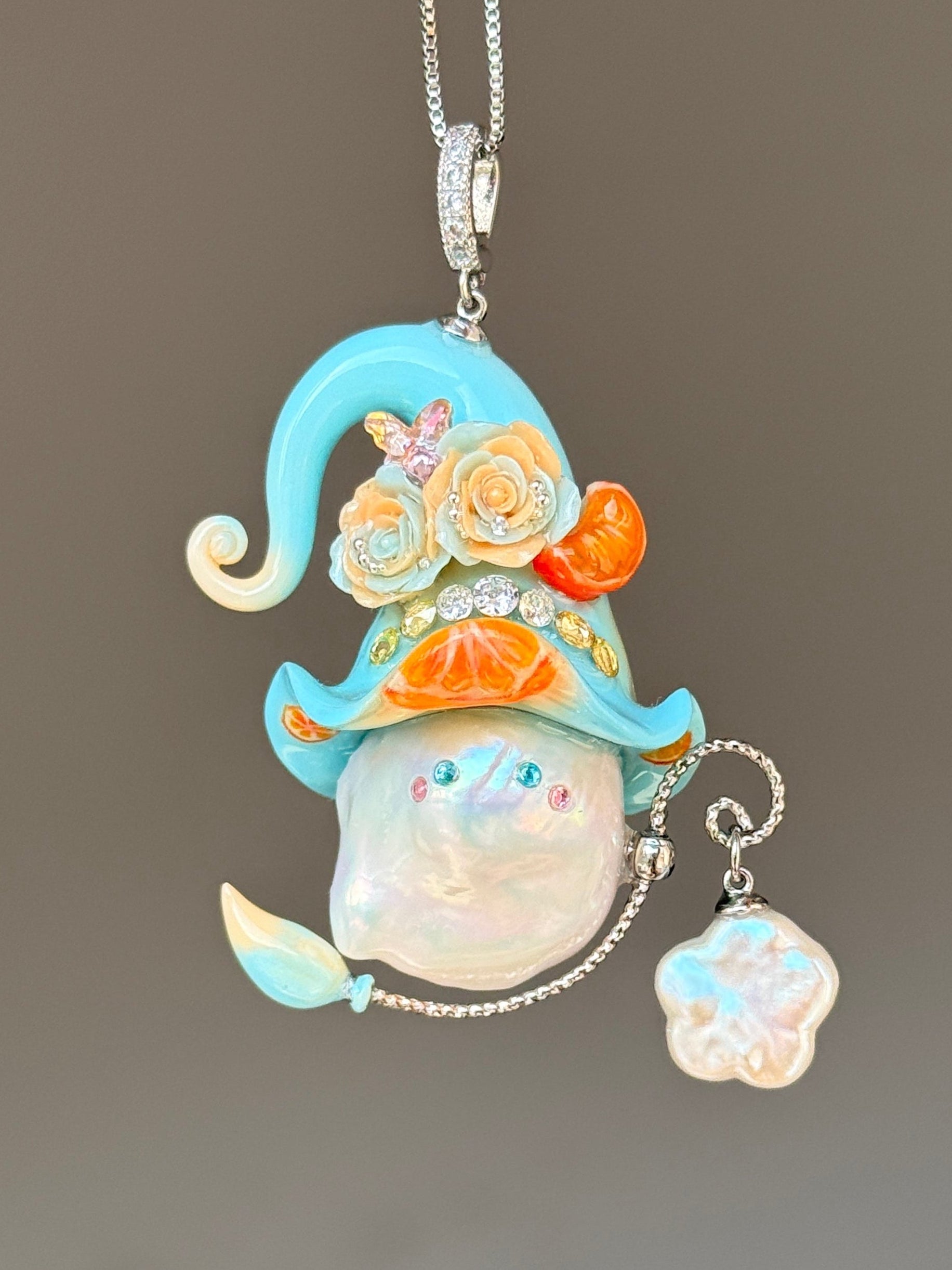 Citrus Grove Sprite Baroque Pearl Necklace SKU1038P1605