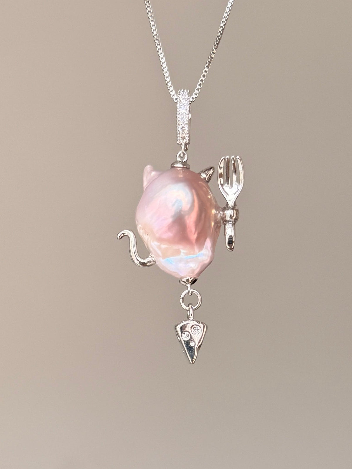 Cheese Imp Baroque Pearl Necklace SKU675P1038