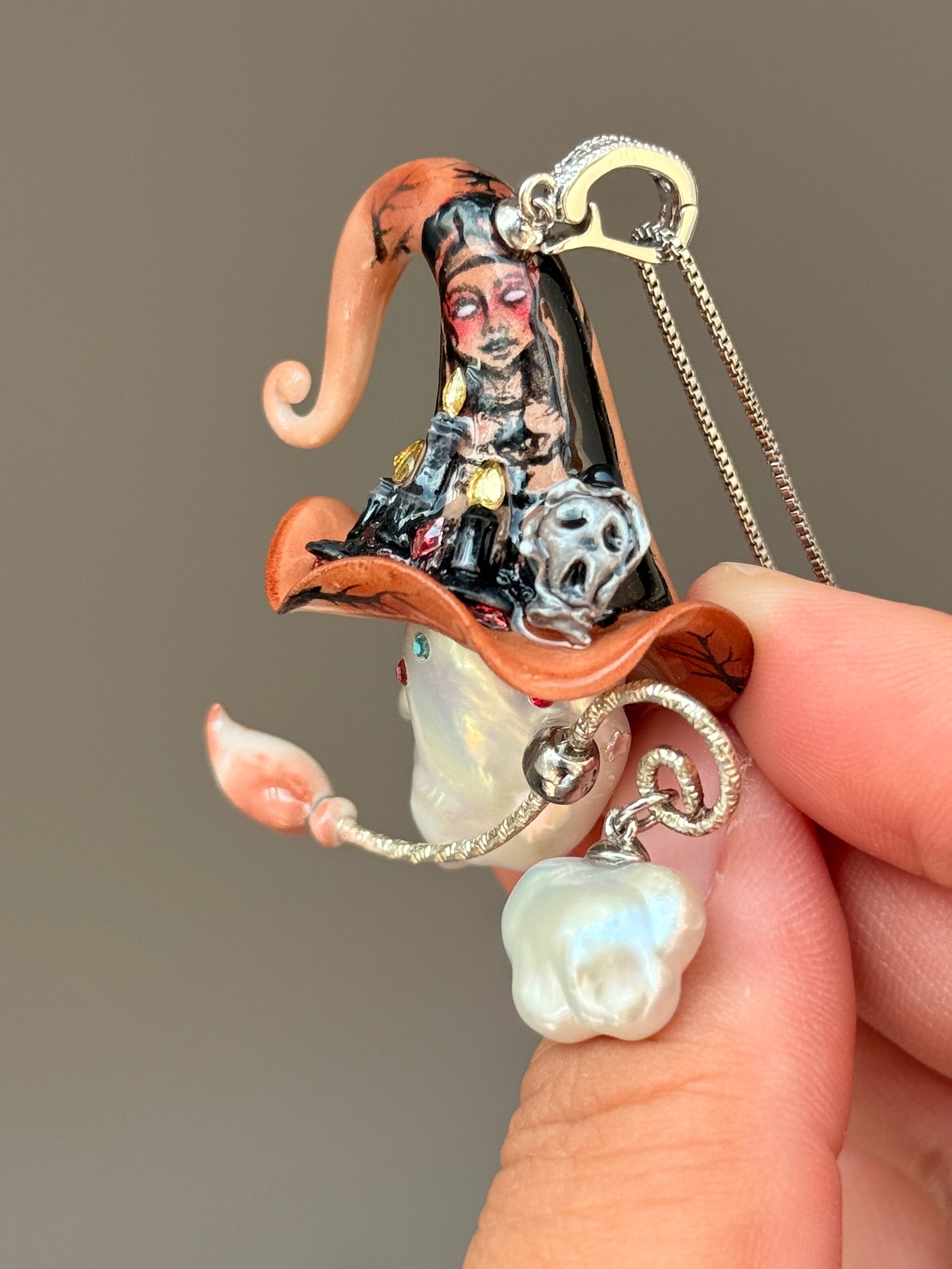 Haunted Chapel Sprite Baroque Pearl Necklace SKU1036P1604