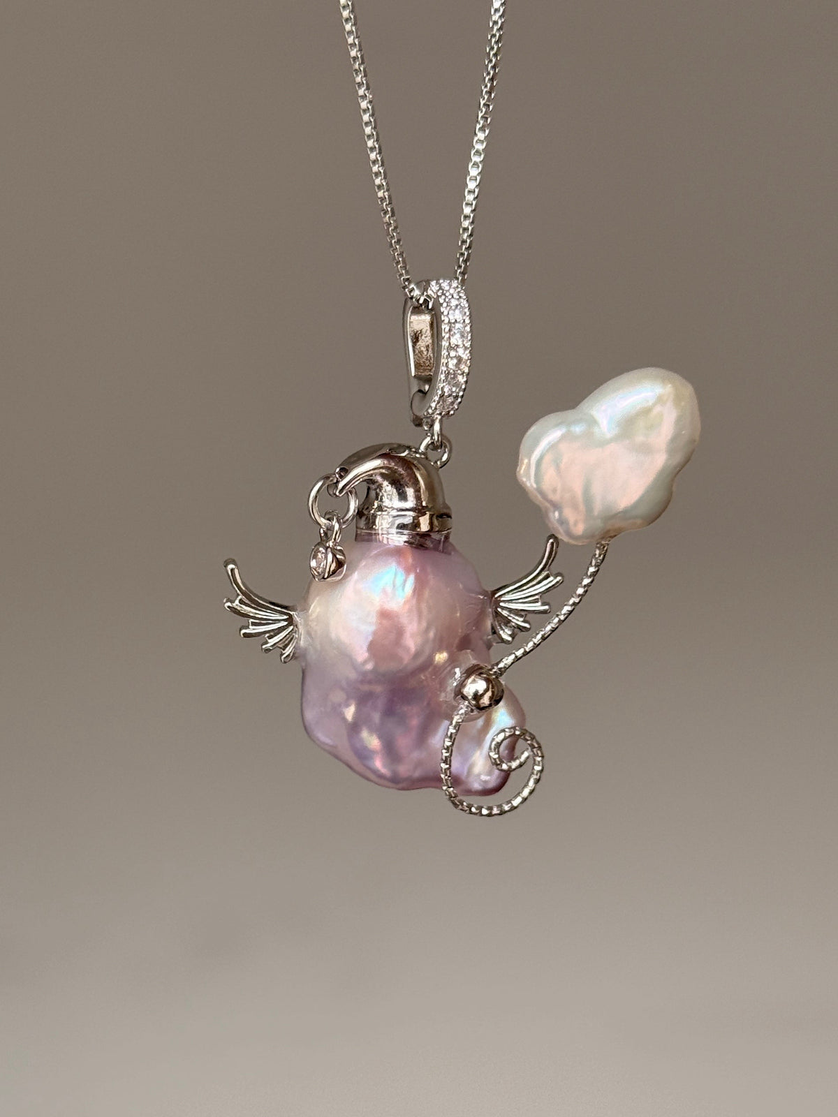 Nightcap Cloud Sprite Baroque Pearl Necklace SKU884P878