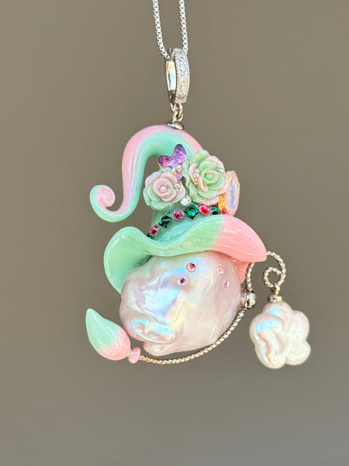 Mint Blush Daydream Baroque Pearl Necklace SKU1010P1390