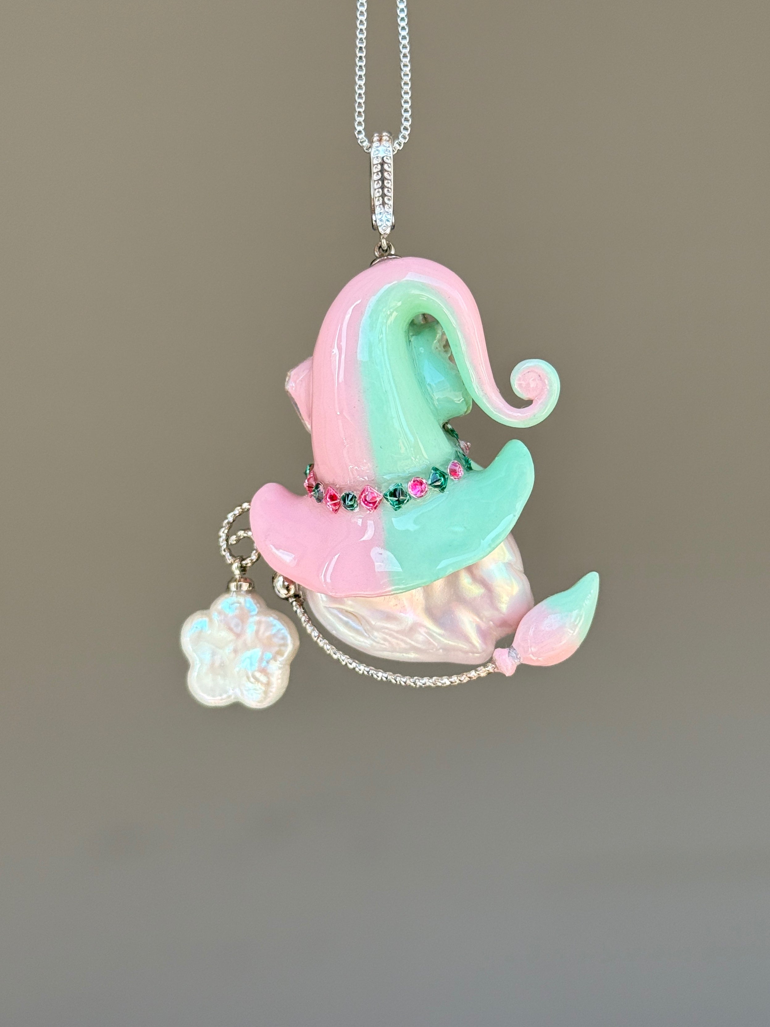 Mint Blush Daydream Baroque Pearl Necklace SKU1010P1390