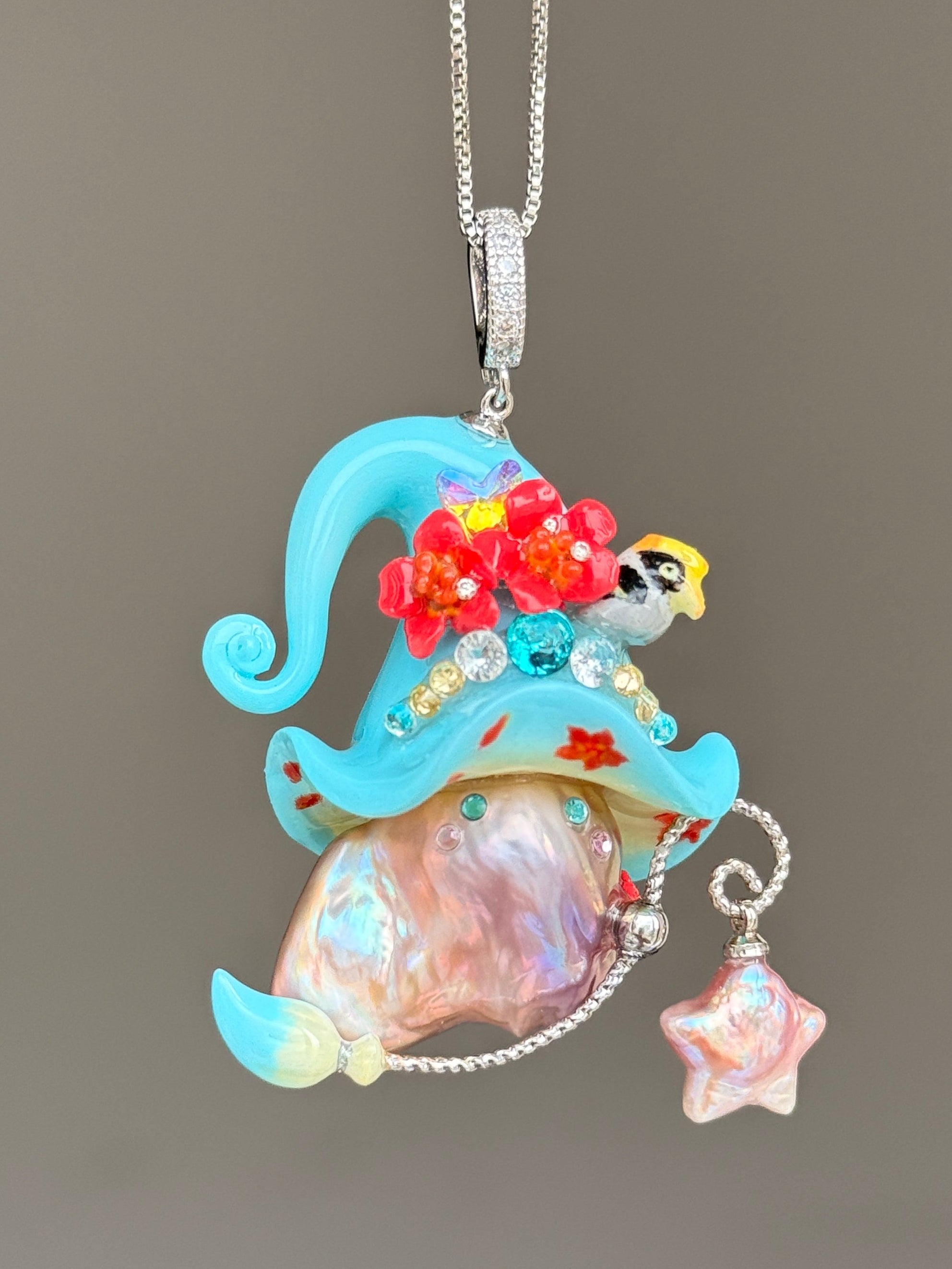Hornbill Sprite Baroque Pearl Necklace SKU911P1263