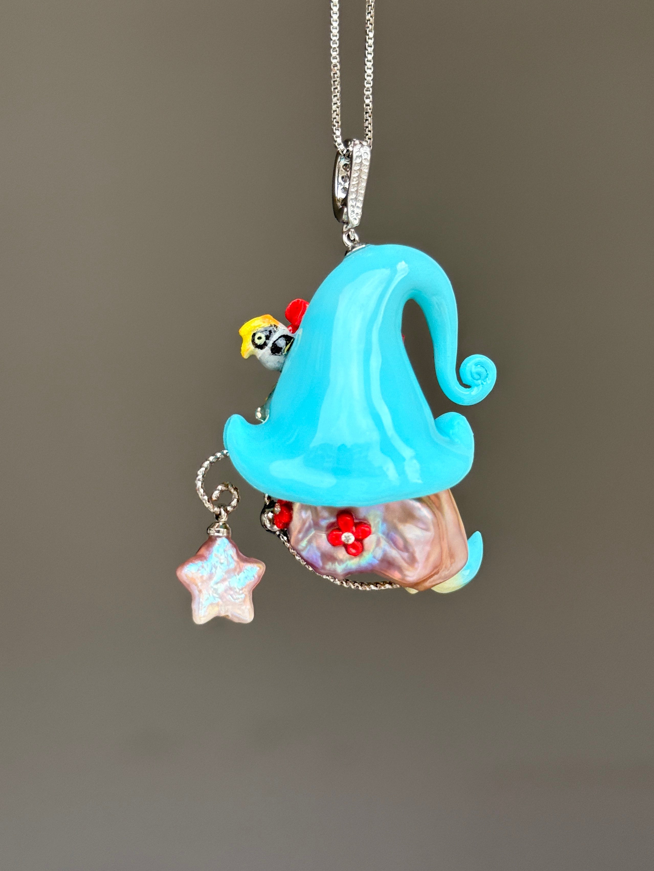 Hornbill Sprite Baroque Pearl Necklace SKU911P1263