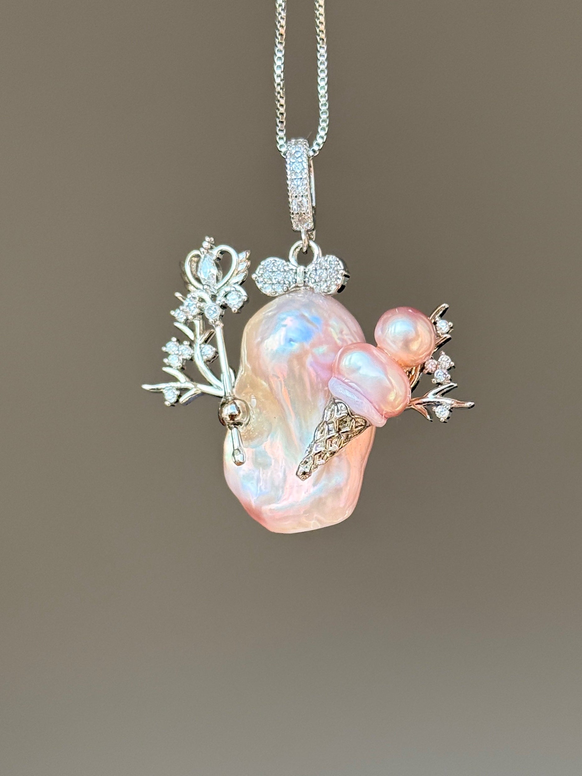 Sugarplum Fairy Baroque Pearl Necklace SKU908P1347