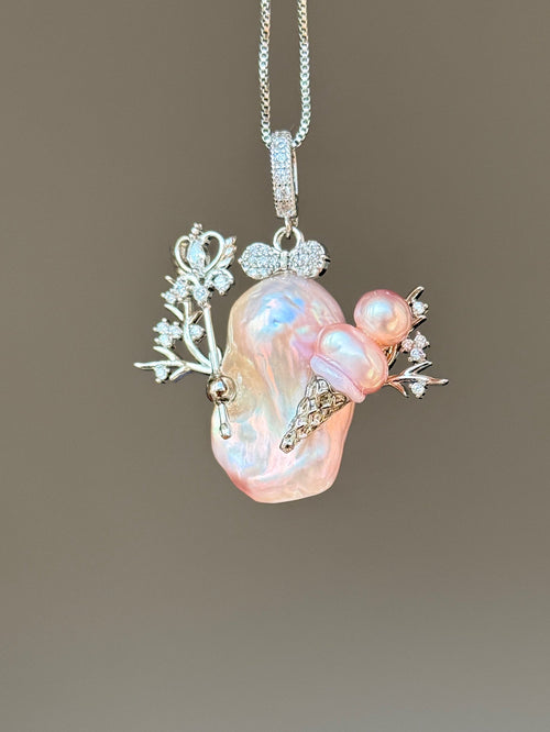 Sugarplum Fairy Baroque Pearl Necklace SKU908P1347
