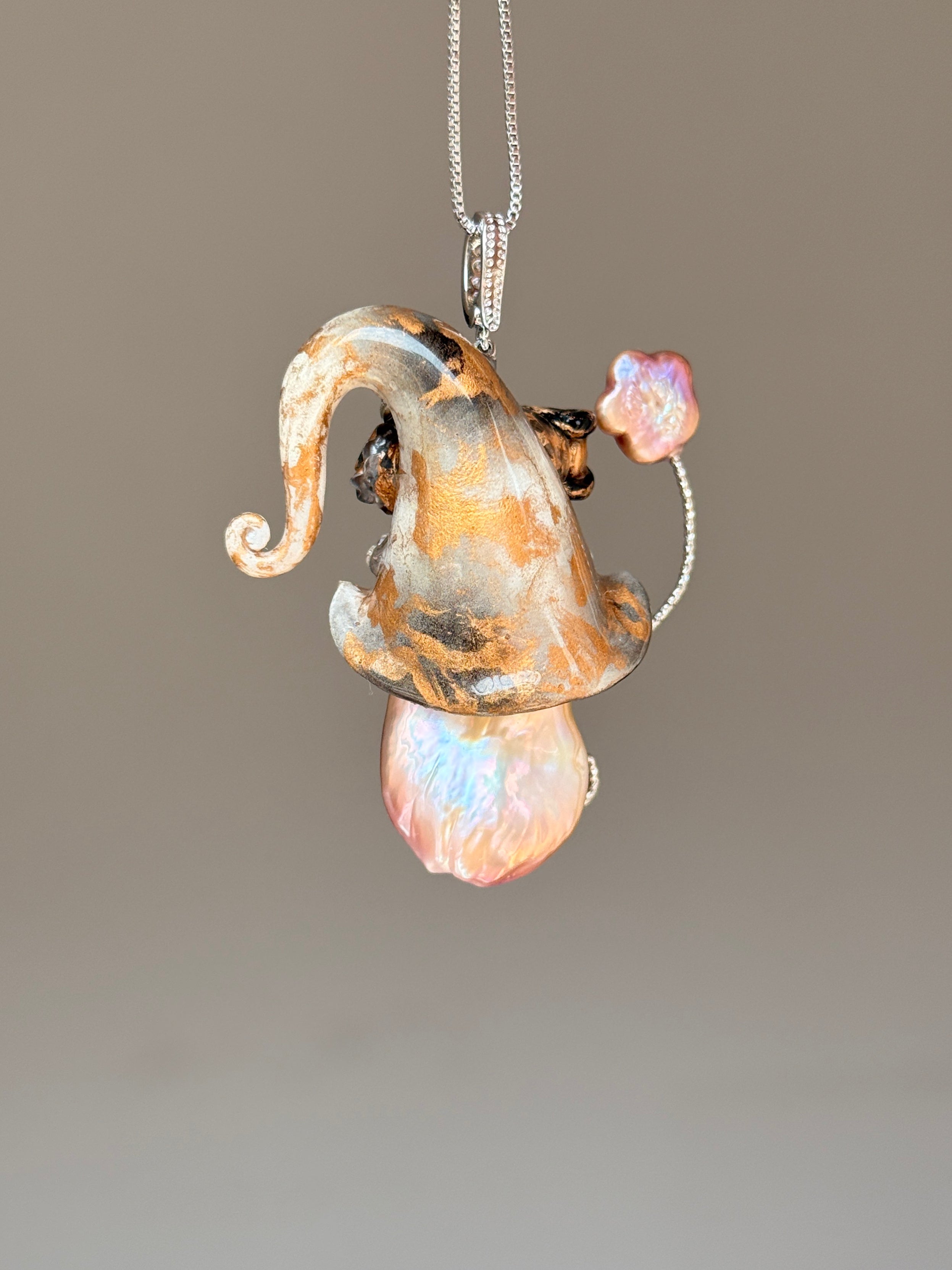 Venom Serpent Witch Baroque Pearl Necklace SKU173P111