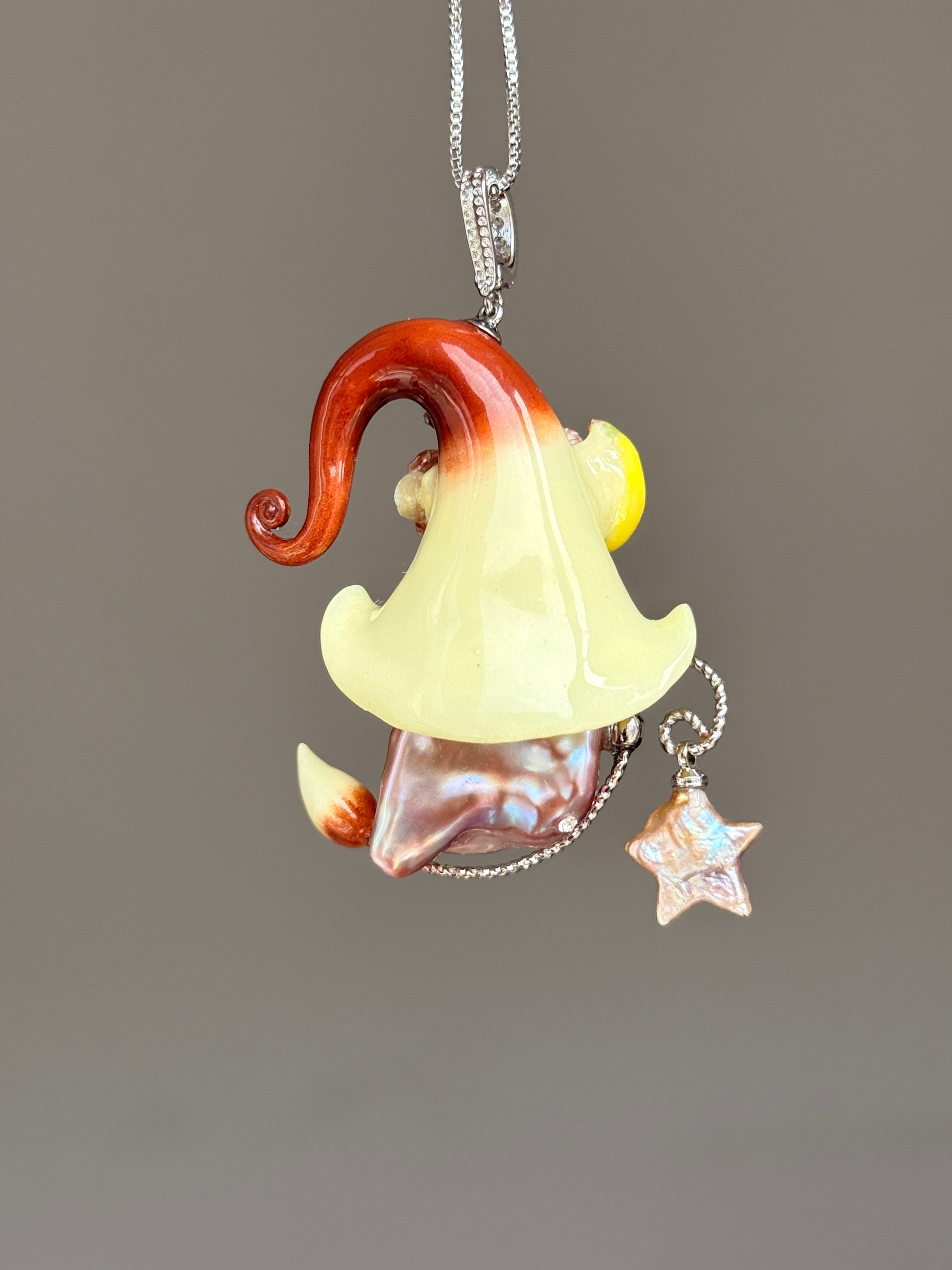 Banana Bloom Sprite Baroque Pearl Necklace SKU156P180