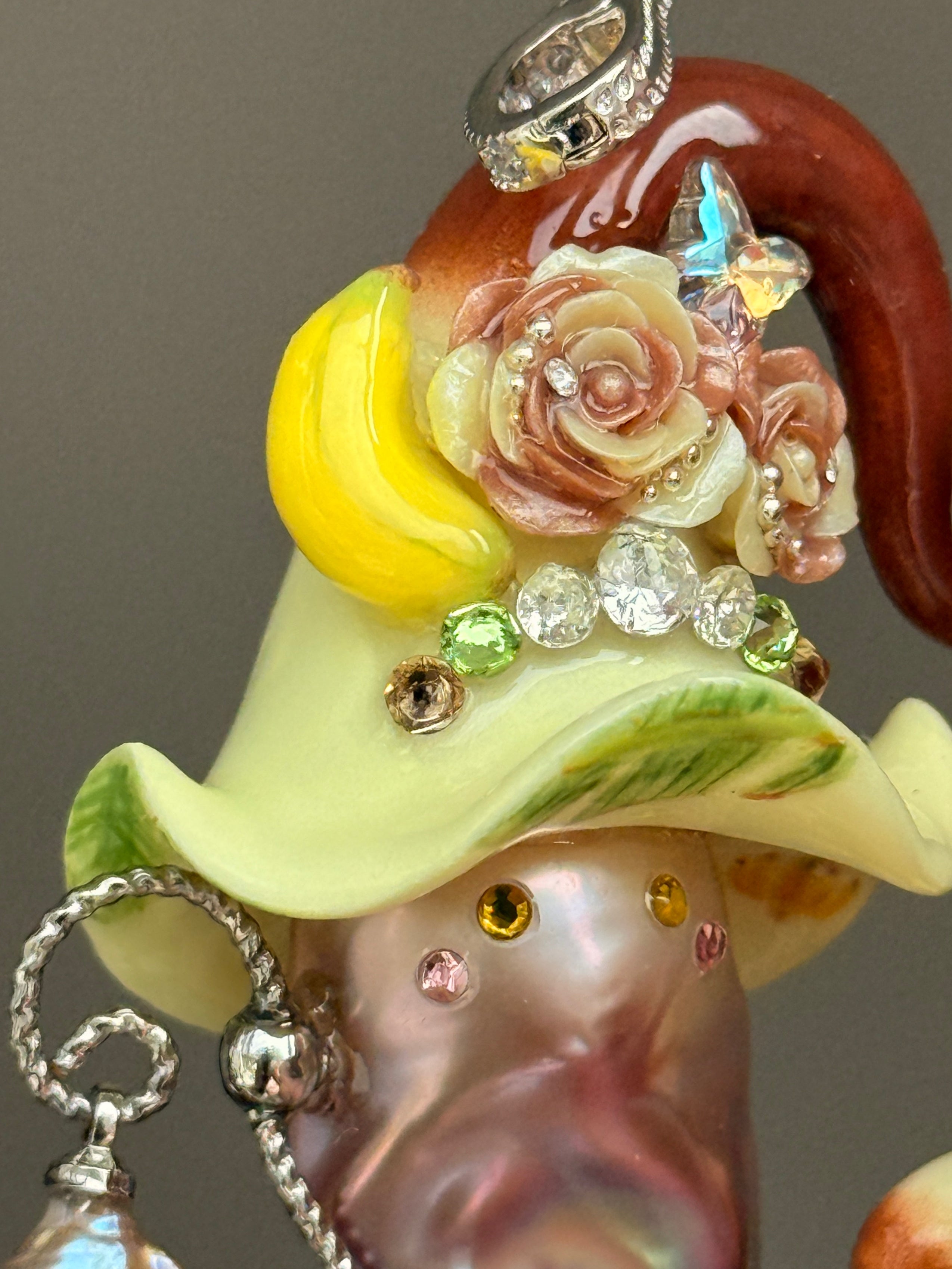 Banana Bloom Sprite Baroque Pearl Necklace SKU156P180
