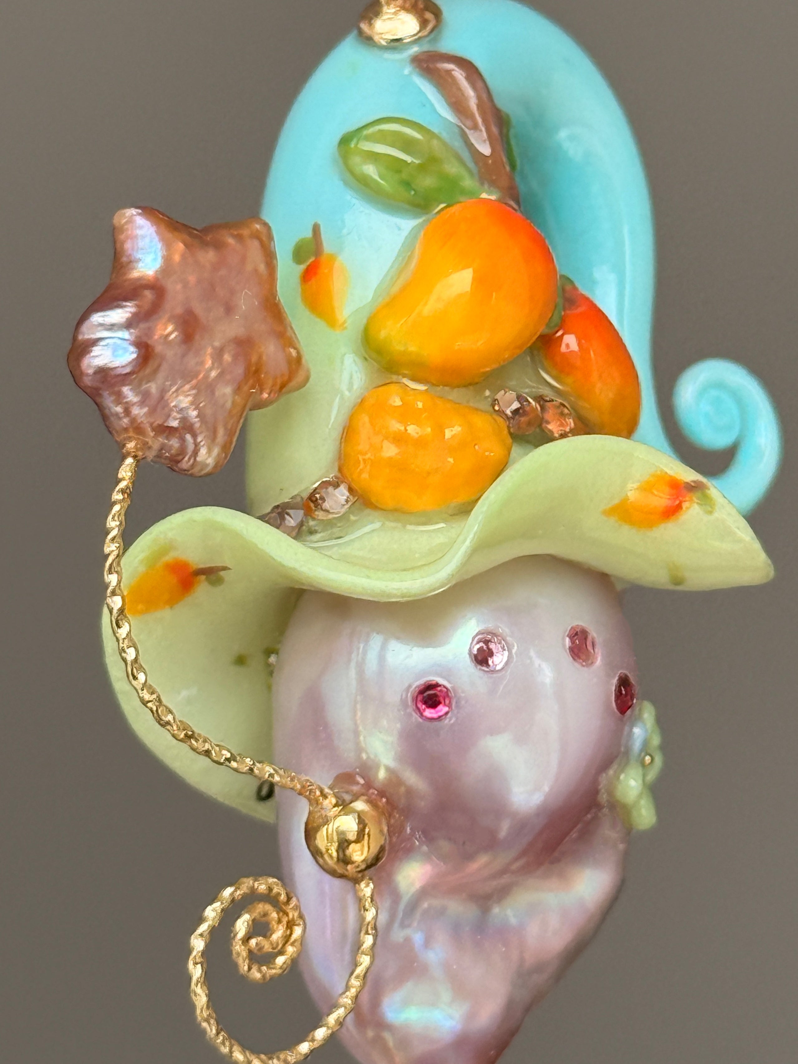 Mango Bloom Sprite Baroque Pearl Necklace SKU057P192