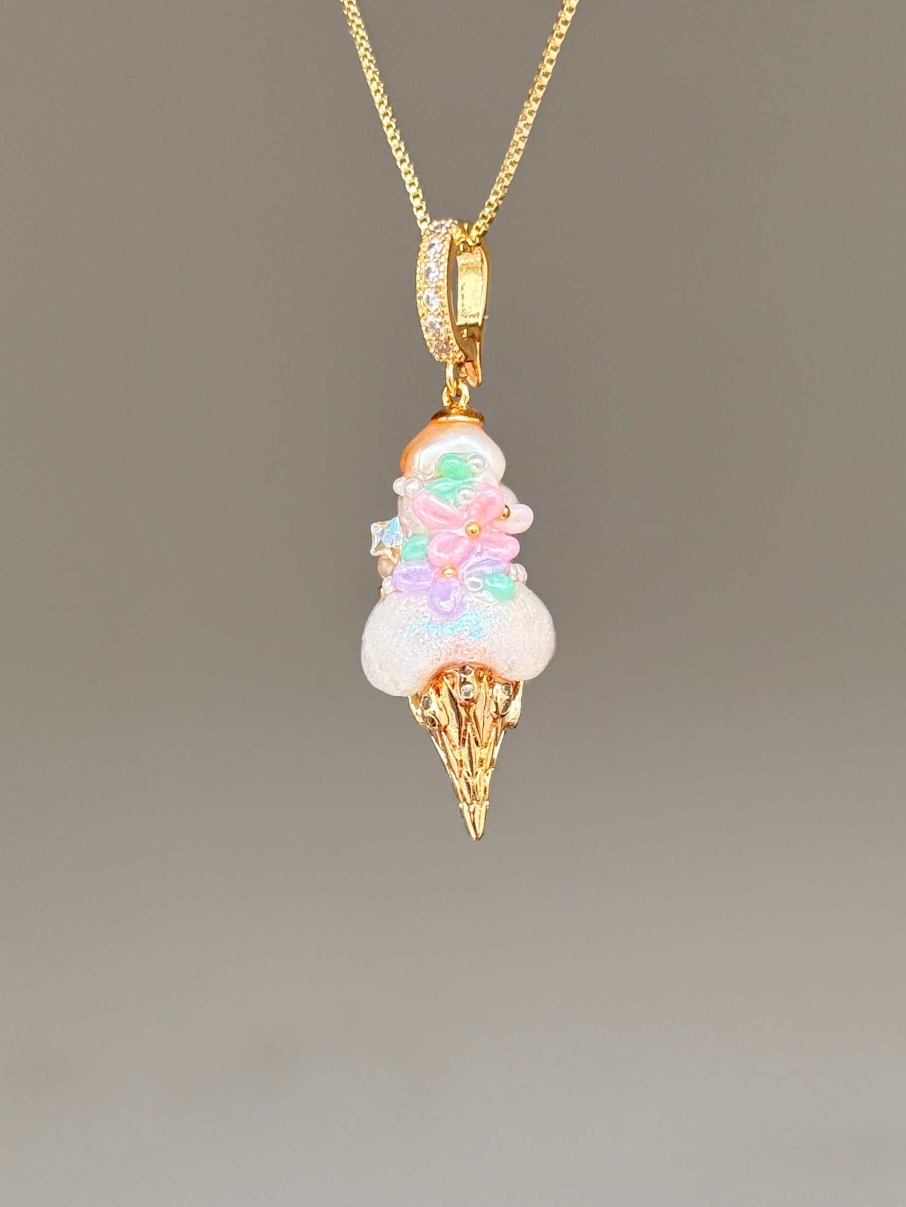 Pastel Bloom Scoop Baroque Pearl Necklace SKUCR18