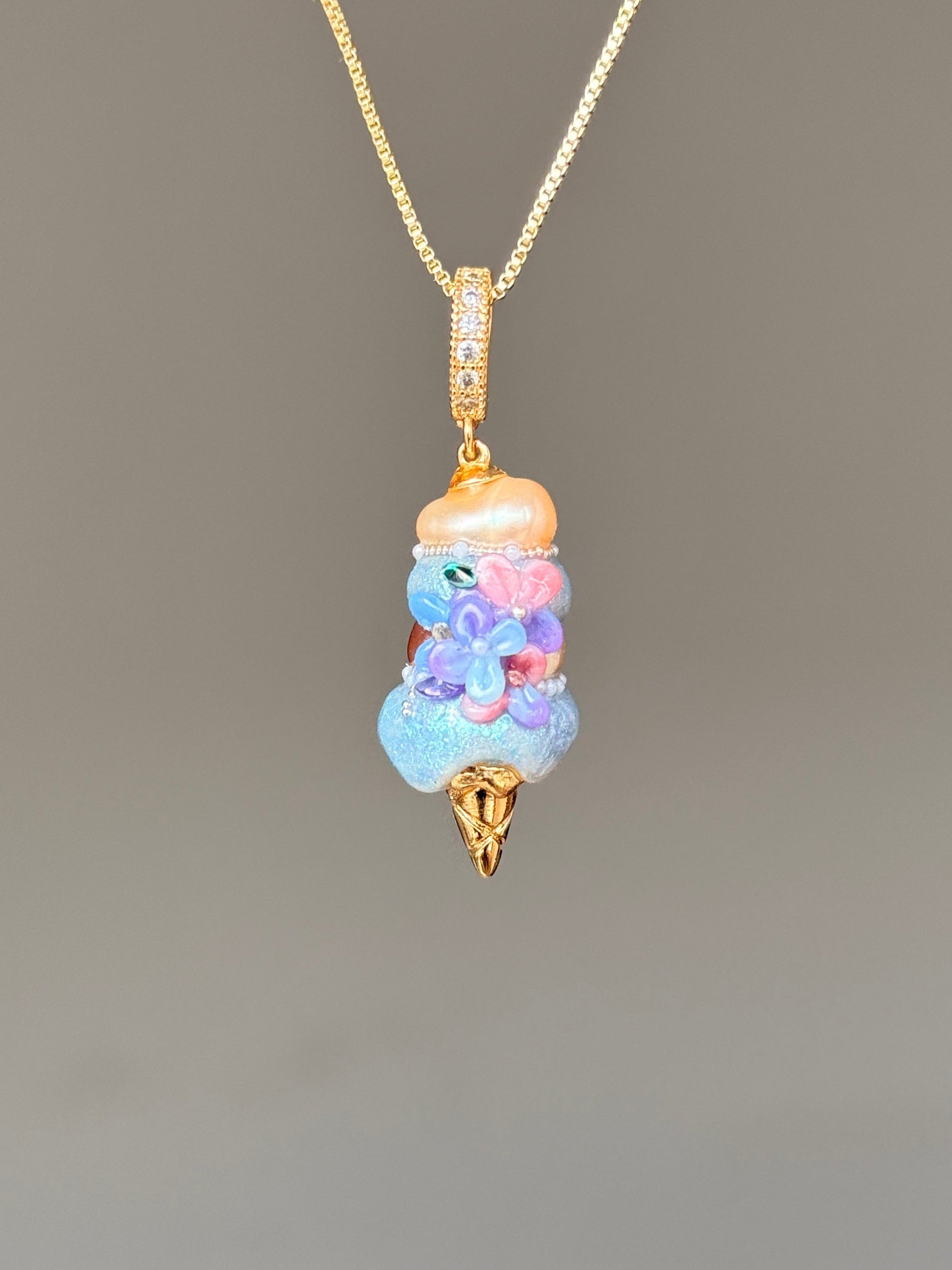 Sugar Bloom Scoop Baroque Pearl Necklace SKUCR48