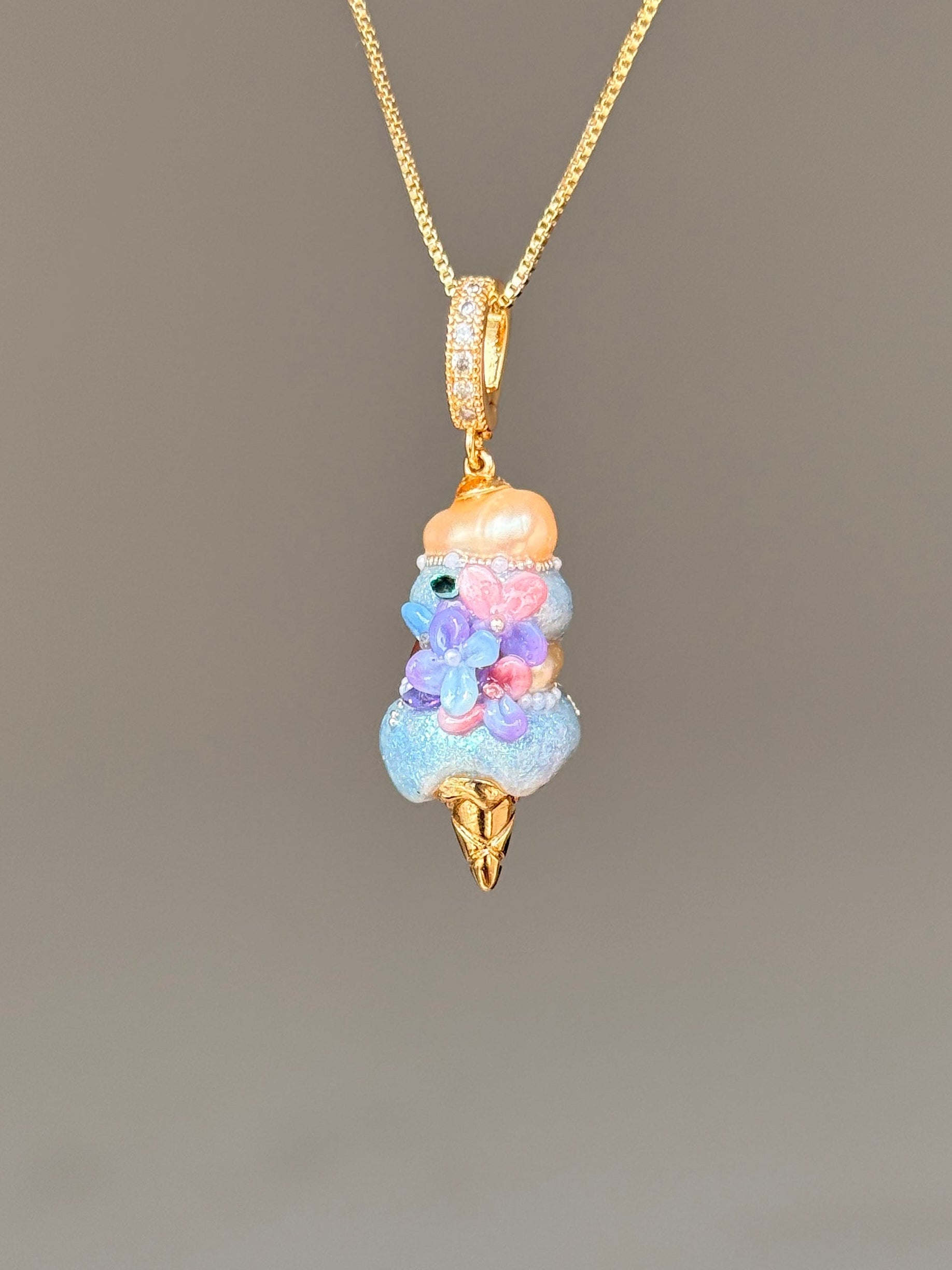 Sugar Bloom Scoop Baroque Pearl Necklace SKUCR48