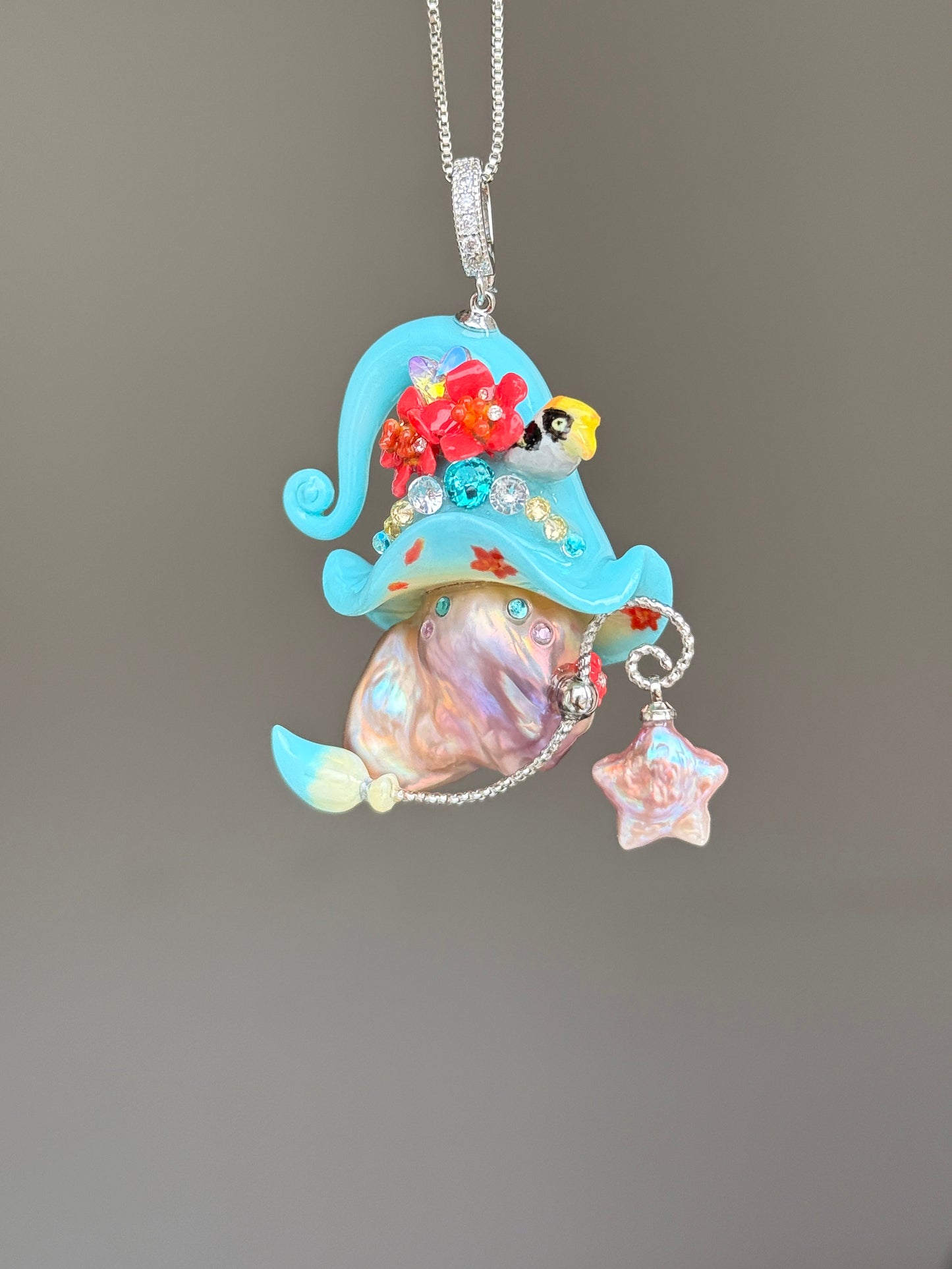 Pre-order Pearl Hornbill Sprite Necklace SKU911P1263