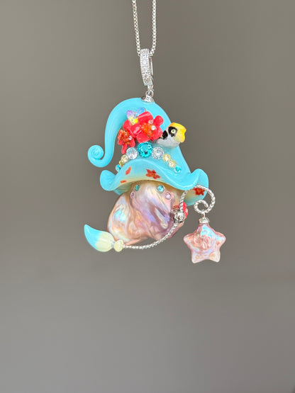 Pre-order Pearl Hornbill Sprite Necklace SKU911P1263