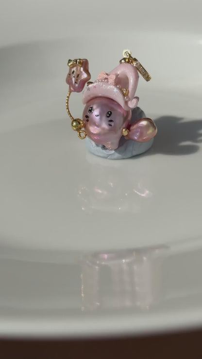 Hat Charms – Hand-Sculpted Mini Hat Pearl Necklace 218P329