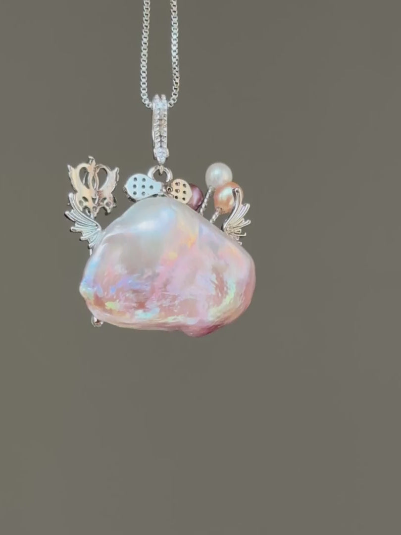 Magic Wand Fairy Baroque Pearl Necklace SKU852