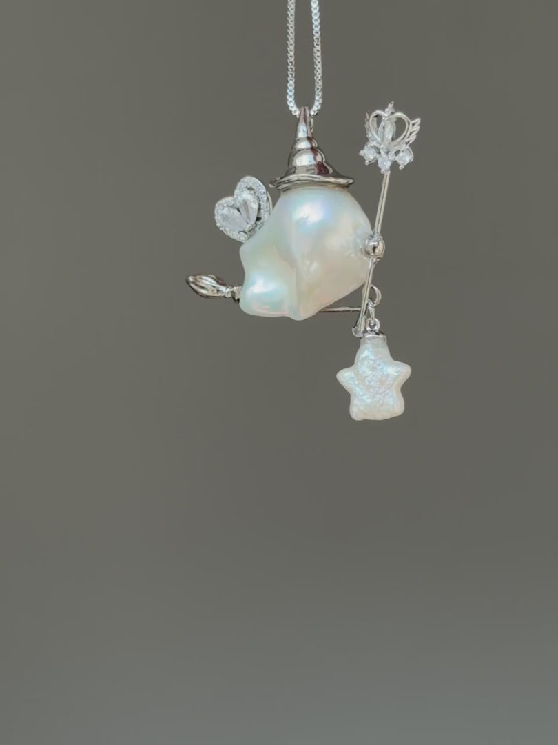 Moonlight Fairy Baroque Pearl Necklace SKUE471