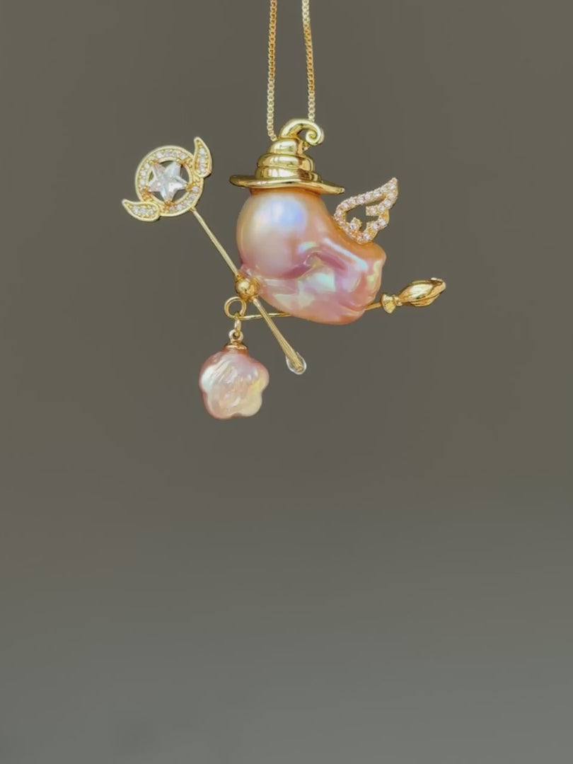 Moonspell Sprite Baroque Pearl Necklace SKUE39