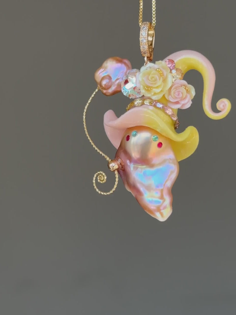 Sorbet Glow Sprite Baroque Pearl Necklace SKU1130P1501