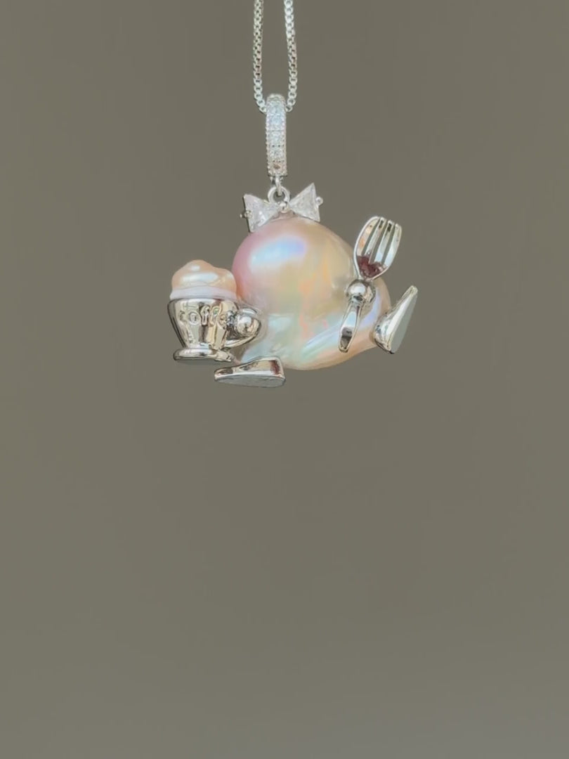 Afternoon Tea Sprite Baroque Pearl Necklace SKUE65