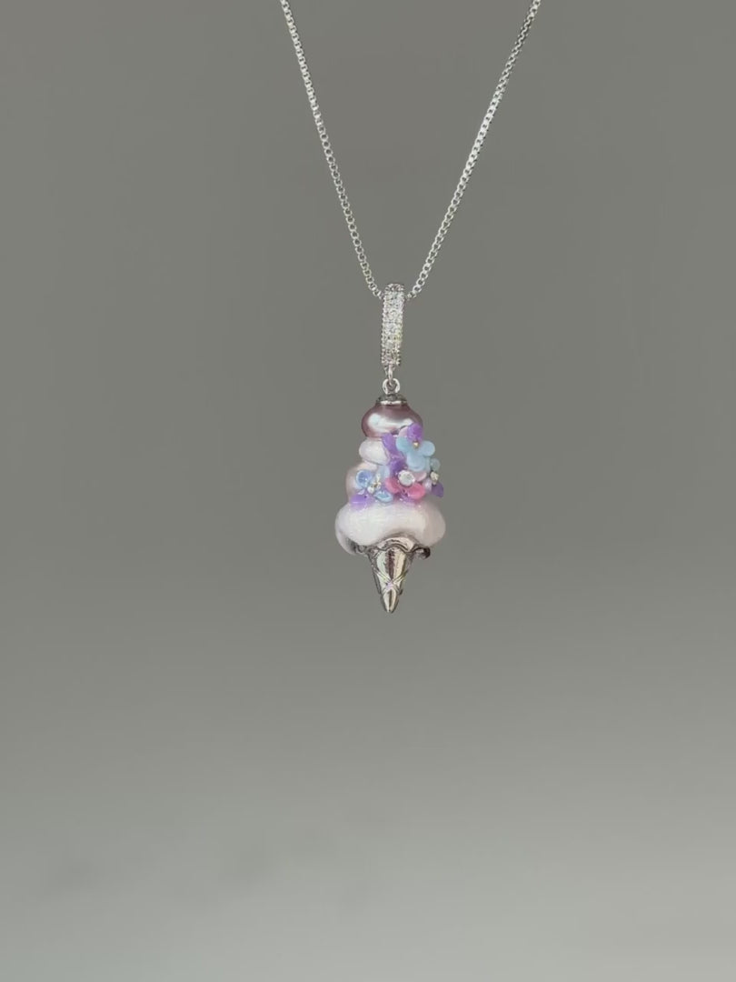 Bluebell Candy Scoop Baroque Pearl Necklace SKUCR93