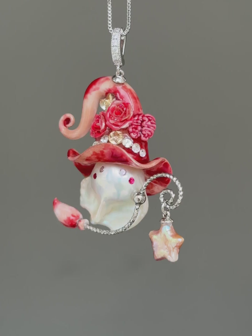 Brain Bloom Witch Baroque Pearl Necklace SKUE447