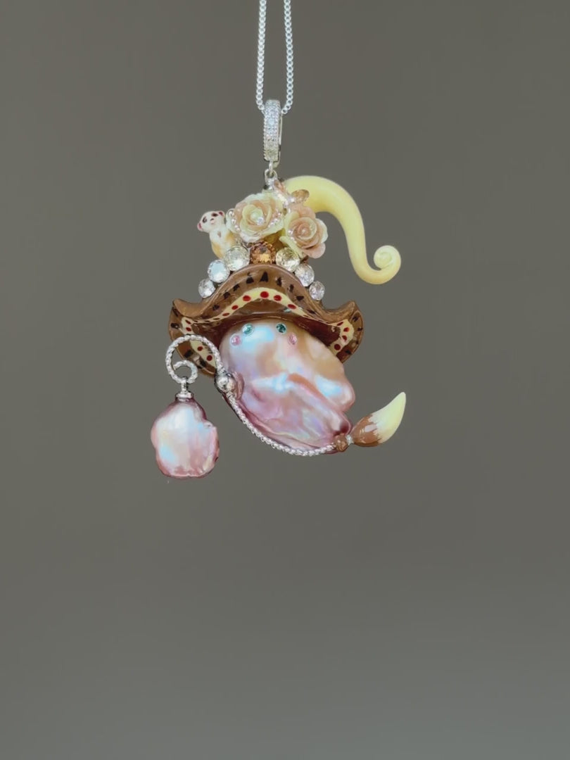Meerkat Bloom Baroque Pearl Necklace SKUE909