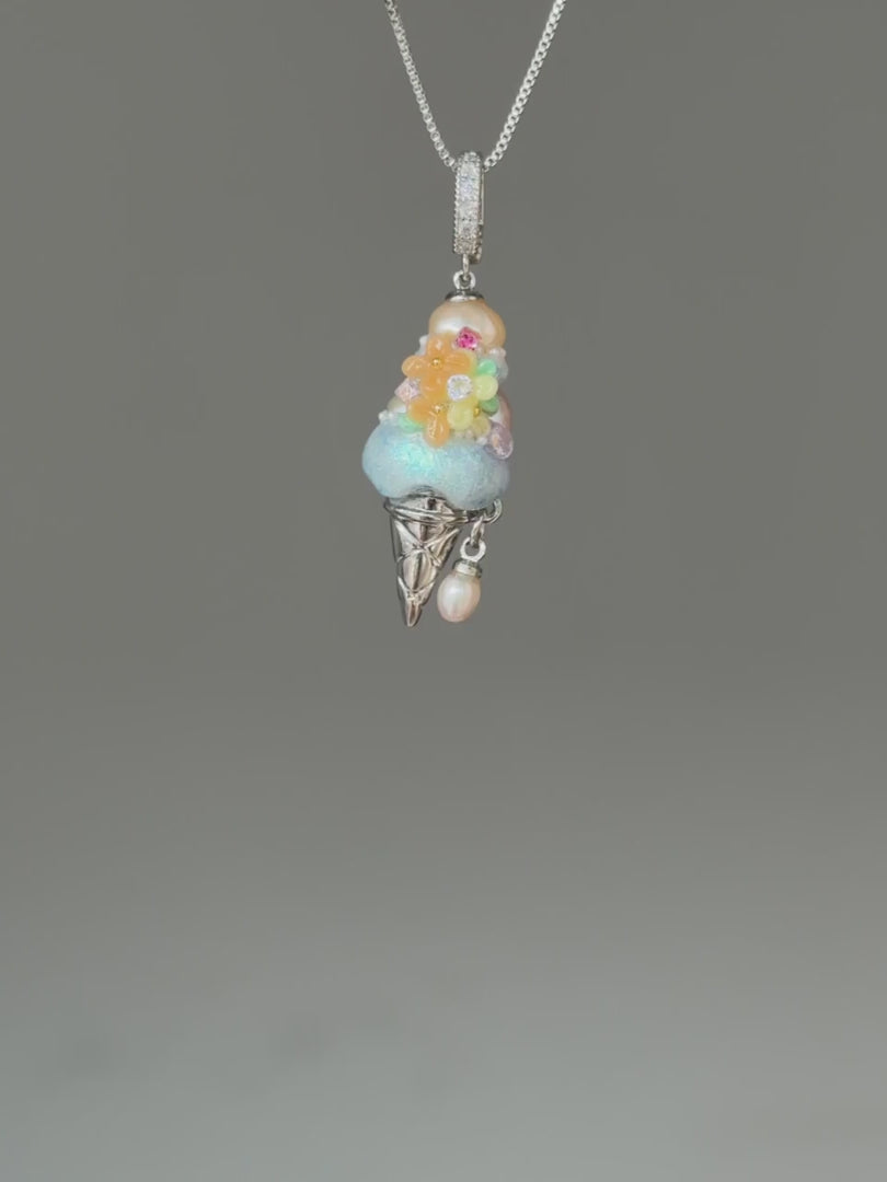 Citrus Blossom Scoop Baroque Pearl Necklace SKUCR55