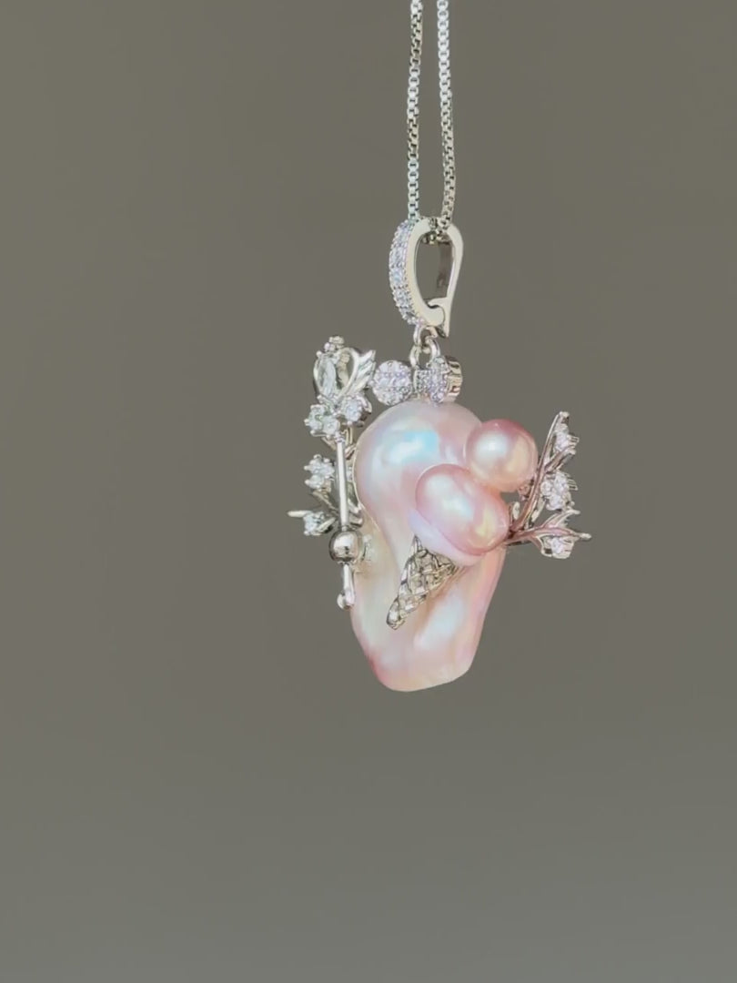 Sugarplum Fairy Baroque Pearl Necklace SKU908P1347