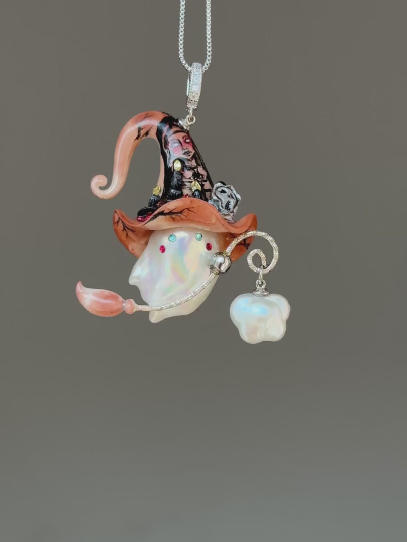 Haunted Chapel Sprite Baroque Pearl Necklace SKU1036P1604