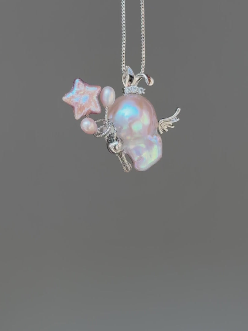 Moonhare Cherub Baroque Pearl Necklace SKUE133