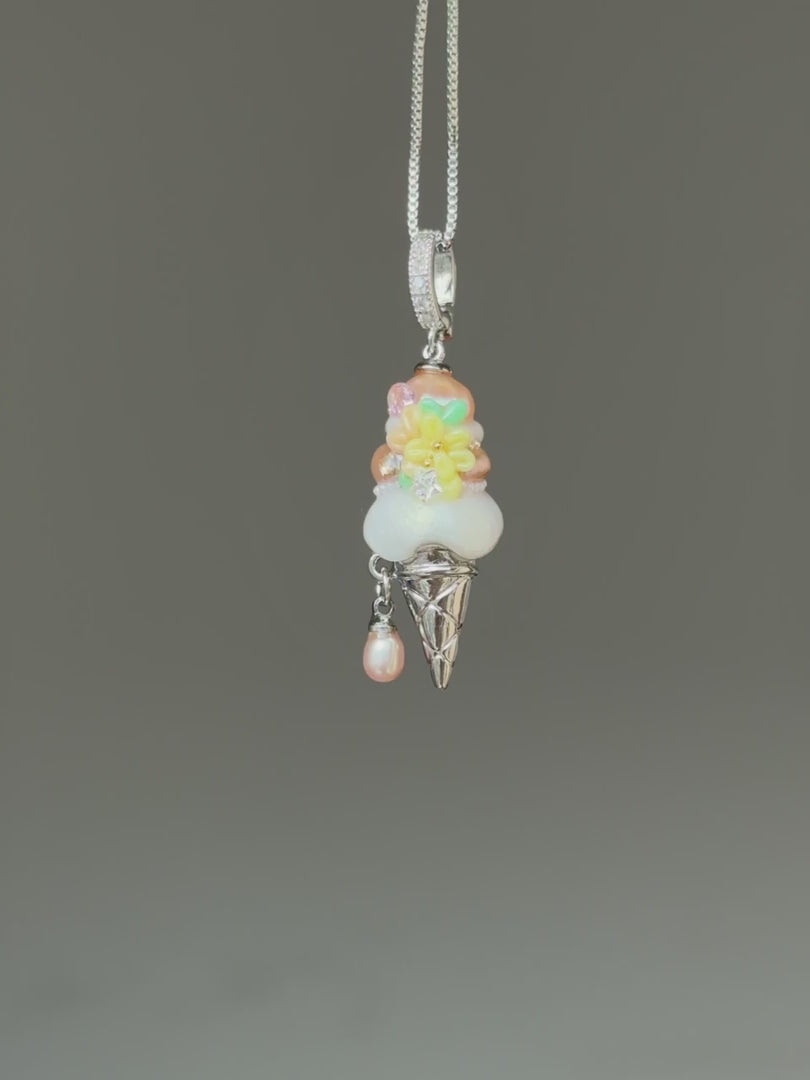 Daisy Sorbet Scoop Baroque Pearl Necklace SKUCR16
