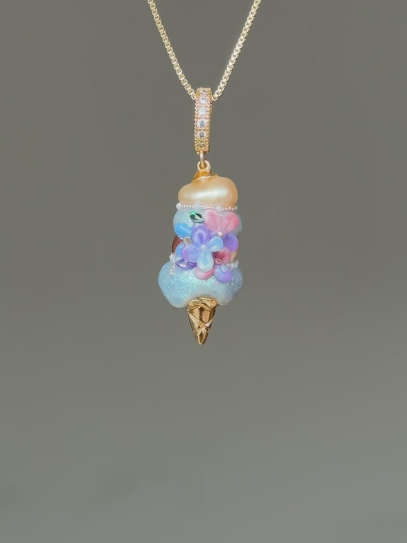 Sugar Bloom Scoop Baroque Pearl Necklace SKUCR48